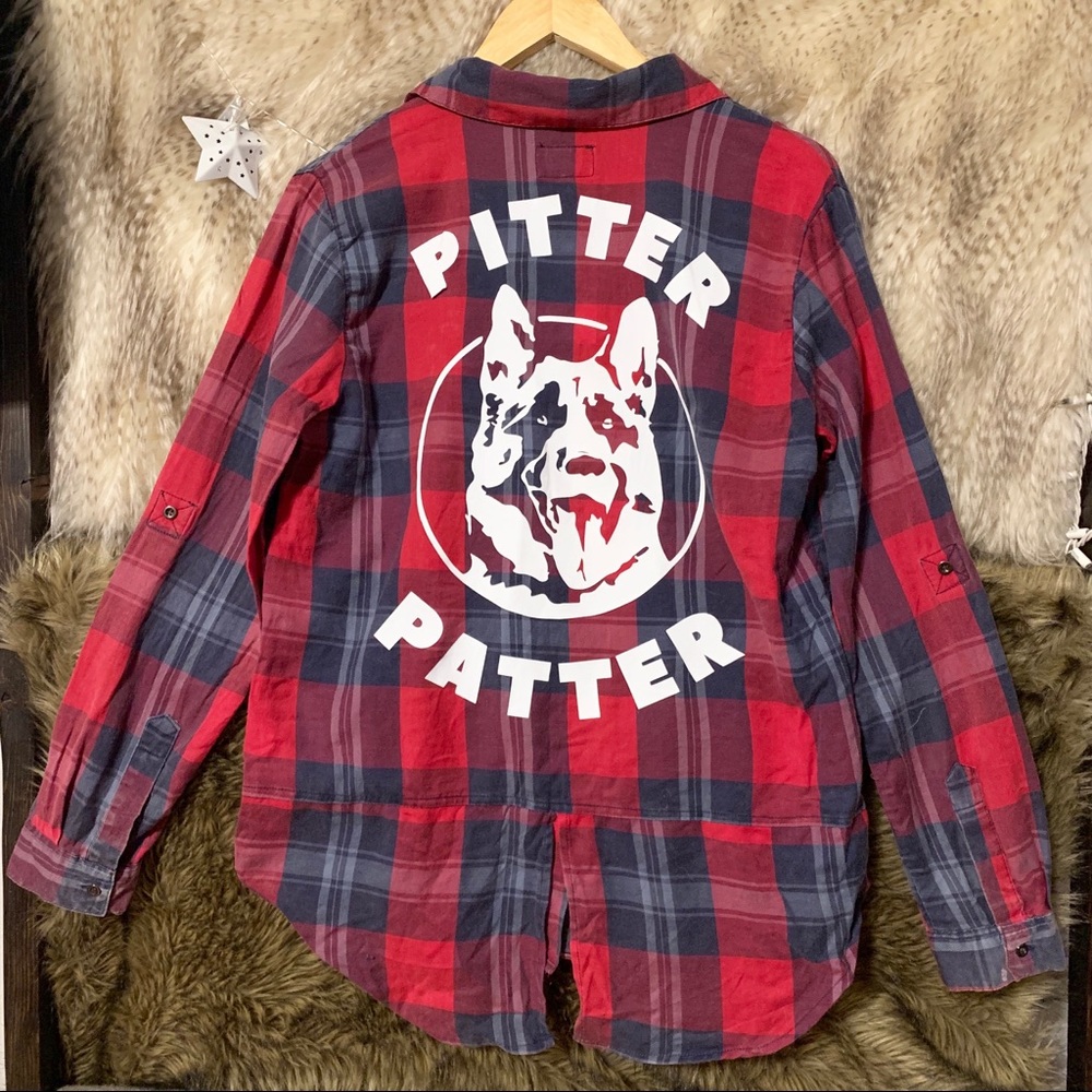 Letter Kenny Pitter Patter Plaid Button Down Shirt